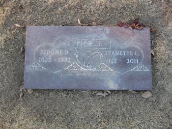 Pierce, Jerome Davy gravesite