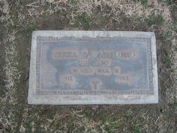 d'Antonio, Peter Fred gravesite