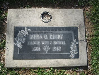 Beery, Mera Octivia gravesite