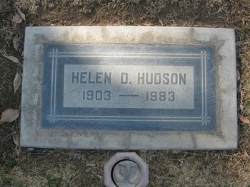 Hudson, Helen Dorothy gravesite