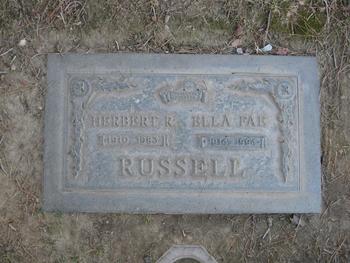 Russell, Herbert Reese gravesite