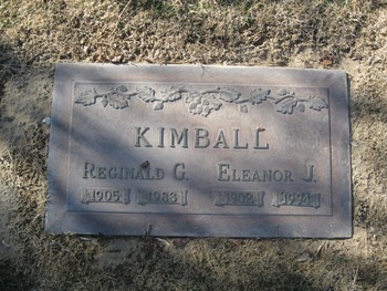 Kimball, Reginald Gray gravesite
