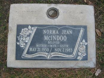 McIndoo, Norma Jean gravesite