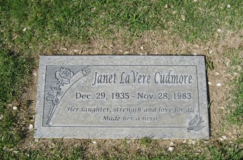 Cudmore, Janet La Vere gravesite