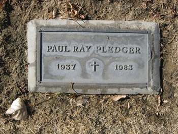 Pledger, Paul Ray gravesite
