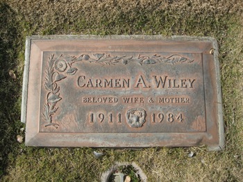 Wiley, Carmen Anna gravesite