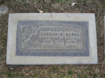 Burns, Gordon Benjamin gravesite