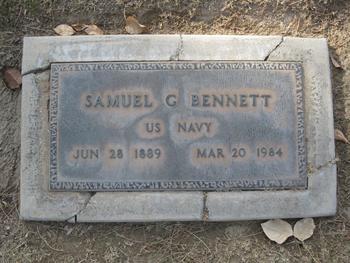 Bennett, Samuel Glen gravesite