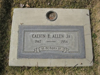 Allen, Jr Calvin Edward gravesite