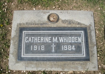 Whidden, Catherine Marie gravesite