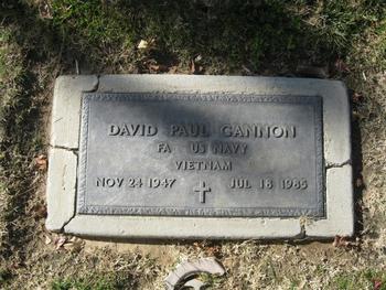 Gannon, David Paul gravesite