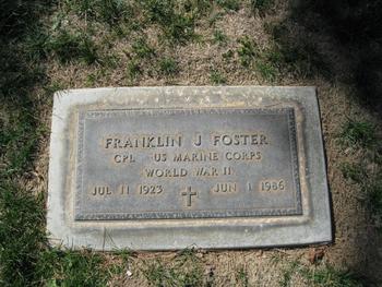 Foster, Franklin Jasper gravesite