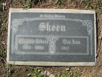 Skeen, Clayton Albert gravesite