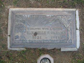Orsborn, Ernabelle F. gravesite