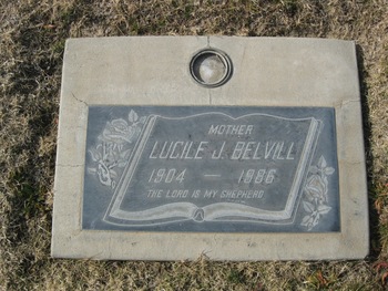 Belvill, Lucile Jennie gravesite