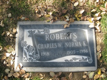 Roberts, Norma Kathryn gravesite