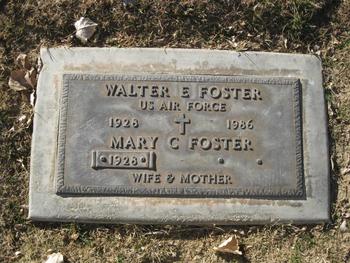 Foster, Walter Edward gravesite