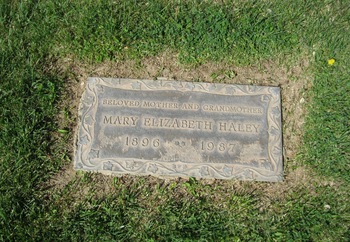 Haley, Mary Elizabeth gravesite