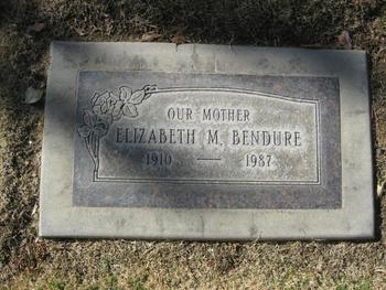 Bendure, Elizabeth Matilda gravesite