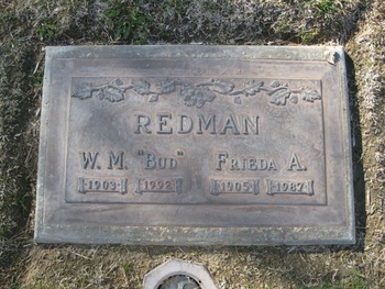 Redman, Rosa Frieda Ann gravesite