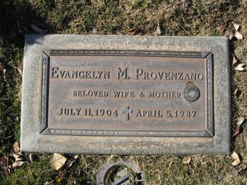 Provenzano, Evangelyn Mary gravesite