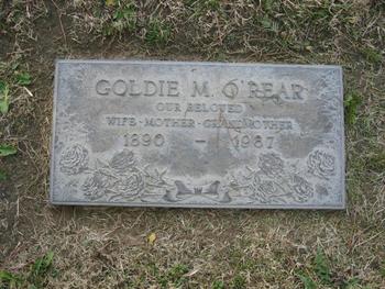 O'Rear, Goldie Mae gravesite