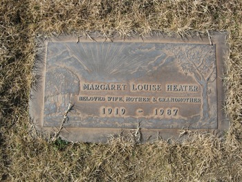 Heater, Margaret Louise gravesite