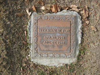 Fox, Herman Wayne gravesite