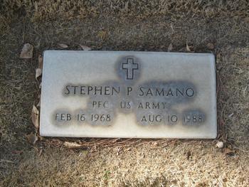 Samano, Stephen P. gravesite
