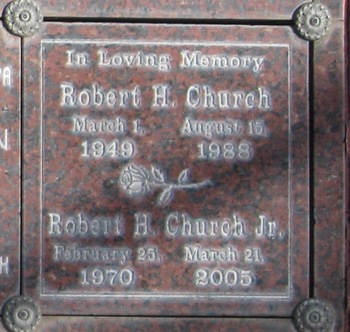 Church, Robert Henry gravesite