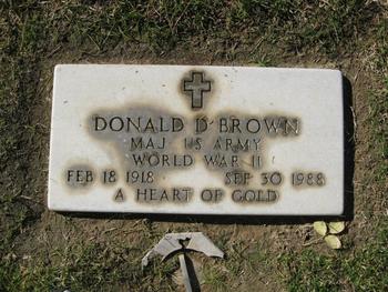 Brown, Donald Dudley gravesite