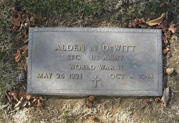 DeWitt, Alden Niles gravesite