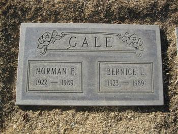Gale,   Norman Eugene gravesite