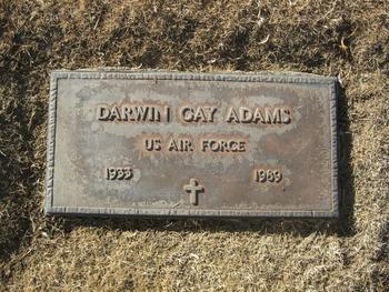Adams, Darwin Gay ('Hap') gravesite