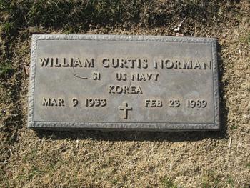 Norman, William Curtis gravesite