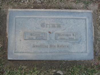 Grimm, Glenn gravesite