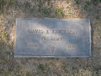 Erickson, David Earl gravesite