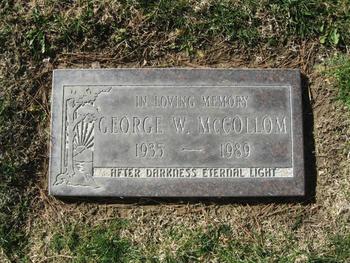 McCollom, George Wesley gravesite