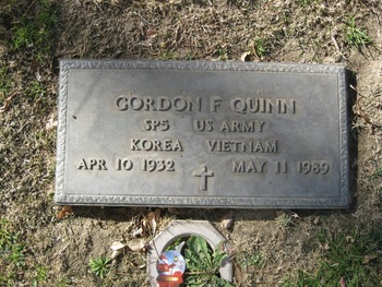 Quinn, Gordon Franklin gravesite