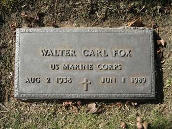 Fox, Walter Carl gravesite