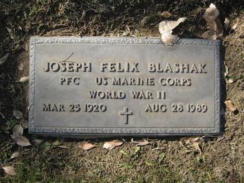 Blashak, Joseph Felix gravesite