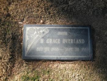 Overland, H. Grace gravesite