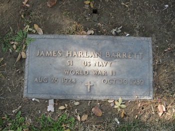 Barrett, James Harlan gravesite