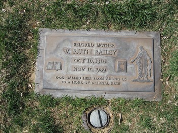 Bailey, Virginia Ruth gravesite