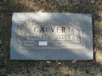 Calvert, Lucy L. gravesite