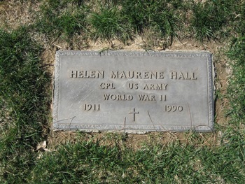 Hall, Helen Maurene gravesite