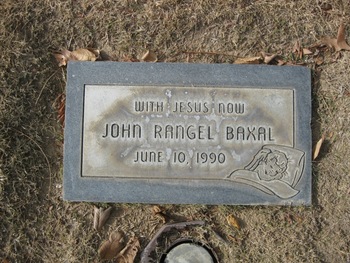 Baxal, John Rangel gravesite