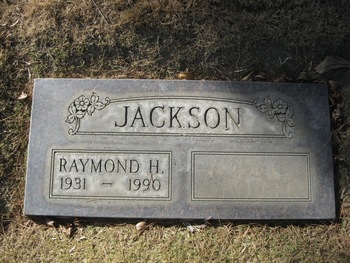 Jackson, Raymond Herman gravesite