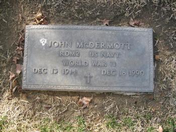 McDermott, John gravesite