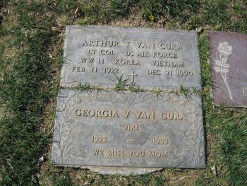 Van Cura, Arthur Thomas gravesite